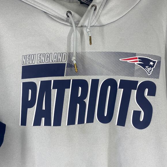 NFL ONFIELD Apparrel NIKE Dri-Fit New England Patriots Pullover Hoodie Men’s XL - Picture 2 of 8